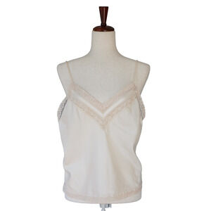 VTG Christian Dior Camisole Top L Lingerie Peignoir Coquette Fairy Babydoll Boho